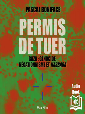 cover image of Permis de tuer
